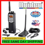 Uniden PRO501TK 40-CHANNEL Handheld Cb Radio W/ High-gain Magnet Mount Antenna. Fixed Price $139.99.