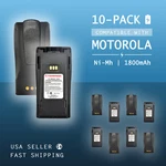 10X Battery For 4496 4497 Motorola Radio 1800MAH Ni-mh CP150 CP200 PR400 EP450. Fixed Price $172.20.