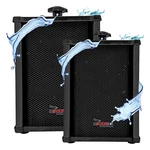 5CORE Outdoor Speakers Stereo In Wall 100W Passive Home Audio System 2 Pcs. Fixed Price $24.99.
