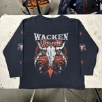 Vintage Wacken Open Air 2008 T-shirt Gorgoroth Kreator Louder Than Hell Black Xl. Fixed Price $119.95.