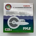 Pyle PLMR57W 5.25" 100 Watt Max Marine Full-range Speakers Set White New Box. Fixed Price $27.59.