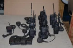 Lot Of 14 Motorola EX500 Two Way Radios AAH38SDC9AA3AN PMMN4023A Bundle. Fixed Price $650.00.