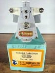 Ef Johnson Variable Capacitor 12-244 Mmf Single Section Cat. No. 154-1 Nos Nib. Fixed Price $38.45.