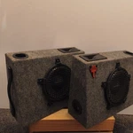 Mtx Terminator 8" Subwoofer Enclosure Truck Box Pair Vintage Old School Usa Made. Fixed Price $239.00.
