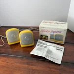 Vintage Optimus 40-1400 Mini Sport Pair Of Speaker System Yellow. Fixed Price $11.25.