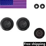 Jensen 5.25" Black Waterproof Dual Cone Speakers - Remote Control Included. Fixed Price $48.99.