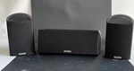 Polk Audio RM101 Satellite Surround Speakers & Center RM202 - Working!. Fixed Price $49.00.