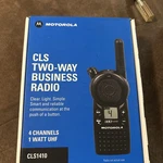 Motorola CLS1410 Channel Uhf Watt Business Two-way Radio. Fixed Price $125.00.