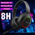 Wireless Bluetooth 5.1 Headphones Over Ear With Microphone For Google Cell. Fixed Price $27.99.