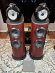 Bowers Wilkins B&w 803 D4 Speaker - Satin Rosenut Pair Excellent. Fixed Price $14995.00.
