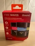 Fire Waves Wireless Glowing Speaker Isound Bluetooth Color Changing Says Hshs.... Fixed Price $7.98.