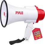 Pyle 30W Megaphone Bullhorn With Built-in Siren, Voice Recorder, And 1700-YARD. Fixed Price $27.99.