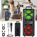 2000W Large Party Bluetooth Speaker Heavy Bass Stereo Sound + Mic Indoor/outdoor. Fixed Price $49.99.