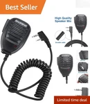 Handheld Unidirectional Radio Speaker BF-S112, Black, For Video Conferencing. Fixed Price $20.99.