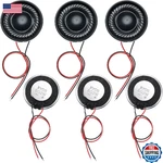 Weewooday 6 Pcs 2W 8 Ohm Small Speakers Metal Shell Round Internal Magnet. Fixed Price $23.23.