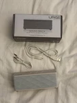 Urge Basics Grey/white Sound Brick Wireless Bluetooth Speaker. Fixed Price $24.99.