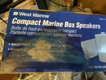 West Marine Waterproof Stereo Boat Speakers. Fixed Price $45.00.