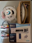 Boss Marine MP3-COMPATIBLE Digital Media Receiver MR1305WUA Plus 2 MR6W Speakers. Fixed Price $80.00.