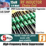 Pieces 15UH 1/4W Inductor Epoxy Coated Rf Choke Coil Us Ship. Fixed Price $7.11.