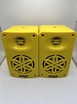 Pyle 3.5" Bluetooth Speakers Pair 200 2-WAY Waterproof Yellow PDWRBT36YL Read!. Fixed Price $37.19.