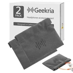 Geekria 2 Pack Pouch For Earbuds, Coins, In-ear Headphone Organizer Bag. Fixed Price $10.99.
