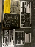 5 New Military Data Plates Per Purchase. Fixed Price $15.00.