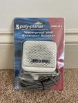 Poly-planar MB-21 Watt Vhf Extension Speaker White MB21W Upc 731128002101. Fixed Price $24.88.