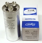Air Conditioning Hvac Round Dual Motor Run Capacitor 45 + Mfd 440 Volt. Fixed Price $13.18.