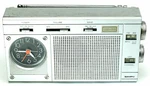 Rare Sampo UR-66 Compact Travel Fm Clock Radio W/ Speaker Works Great. Fixed Price $49.95.