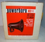 Vintage Realistic Radio Shack 12" Powerhorn 40-1238 All Weather P.a. Marine. Fixed Price $39.99.