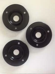 3 Pack Round Black Metal 1/4" Speaker Jack Plate For Amplifier Cabinet 2" Diam. Fixed Price $9.99.
