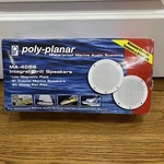 New! Polyplanar MA4056 Inch White Coax Waterproof Marine Boat Speakers Pair. Fixed Price $49.99.