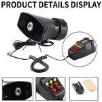 Loud Warning Alarm Siren Horn Speaker Mic 7 Sound -24V For Home Car. Fixed Price $16.59.