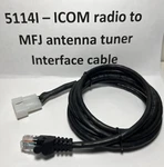 MFJ-5114I Type Interface Cable Icom To 925 927 928 929 939 998 Tuners. Fixed Price $39.99.