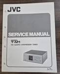 Jvc T-M1 Tuner Service Manual Oem. Fixed Price $9.00.