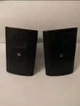 Pair Of Toa F-1300B Black Surface Mount Speakers. Fixed Price $135.38.