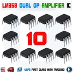 10PC LM358N LM358P Dual Ics DIP-8 Low Power Operation Amplifier. Fixed Price $6.48.