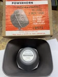 Vintage Realistic Powerhorn 4" Waterproof Speaker 5W 40-1244A Radio Shack Nos. Fixed Price $12.50.
