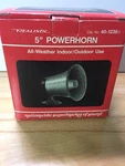 Radio Shack (nos) Realistic 8 Watt Indoor/outdoor 5" Powerhorn Model 40-1236D. Fixed Price $21.99.