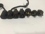 9 Vintage Electrical Plugs, 5 Female And 4 For Ampex Similar Amplifiers. Fixed Price $39.95.