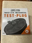 *new* Lot Of 2 Twist-tite 4" Mechanical Test Plugs 83594 + Warranty!. Fixed Price $25.00.