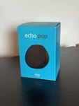 Amazon Echo Pop Full Sound Compact Smart Speaker With Alexa - Charcoal New. Fixed Price $24.00.