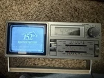 Sanyo TPM2170 Vintage Portable Tv Radio Am/fm Quartz Clock With Case Works!. Fixed Price $99.99.