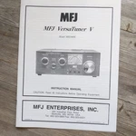 MFJ-989C Versa Tuner Manual/schematic. Fixed Price $8.00.