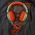 Jbl J88I Premium Over-ear Headphones White/orange. Fixed Price $50.00.