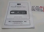 Mfj 994B Intelli Turner Automatic Antenna Tuner Instruction Manual Booklet Read. Fixed Price $19.92.
