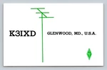 Ham Radio Qsl K3IXD Glenwood Md Usa 1982 Drake Heathkit Quad Antenna. Fixed Price $15.99.