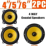 2PCS Inch Car Speakers Full Range Frequency Audio 600W 4 12V Hifi. Fixed Price $26.99.