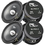 (4) Ri Audio 6.5" Midrange Bullet Speaker 400W Power 200W Rms Ohm. Fixed Price $99.95.